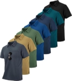 חולצת פולו דריי-פיט עם כיס לגברים